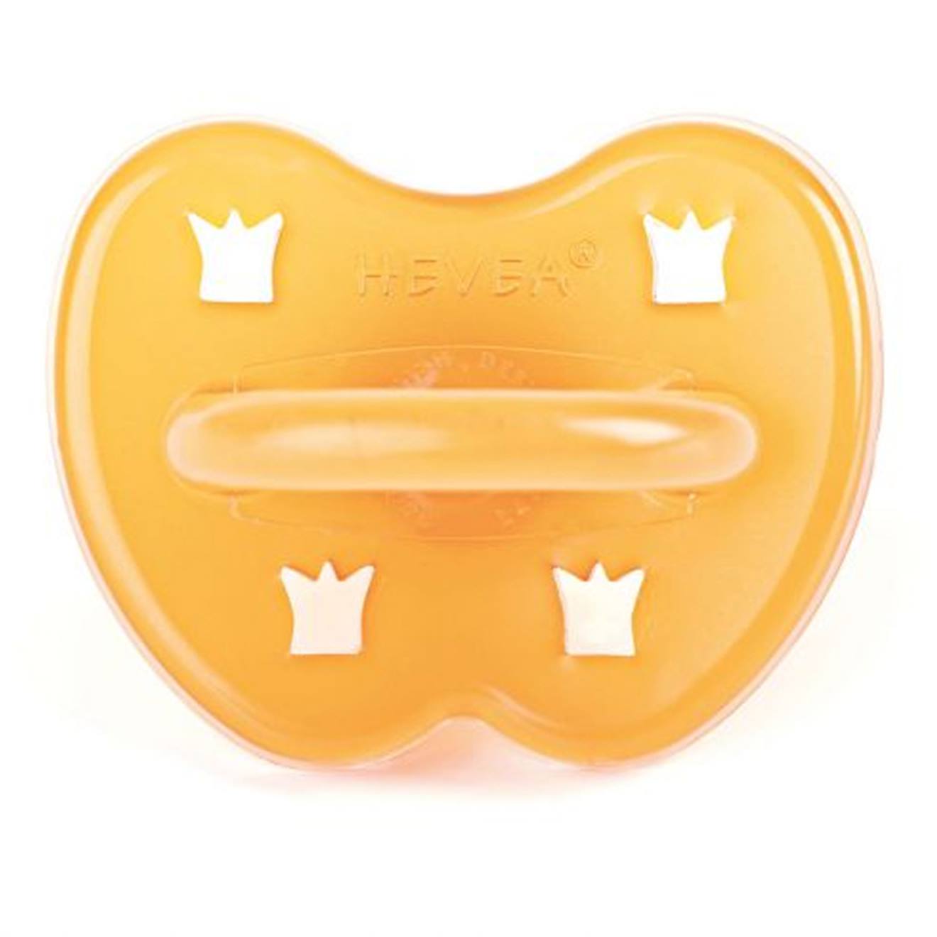 Tétine Ronde Milky White 0-3 Mois Jaune