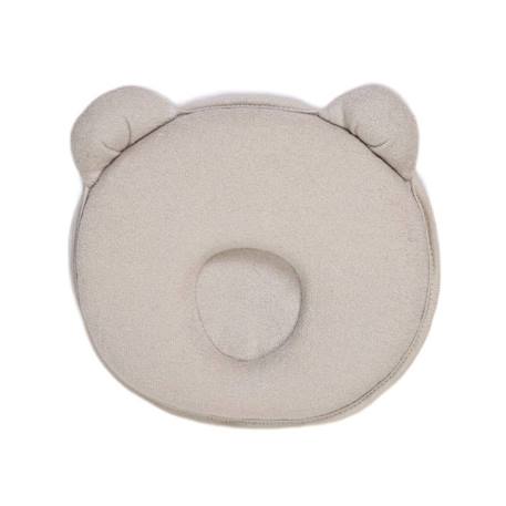 Candide - Coussin Cale Tête Bébé P'tit Panda Gris