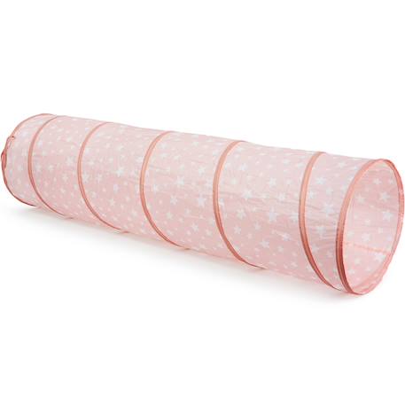 Kids Concept - Tunnel De Jeu Rose, Blanc