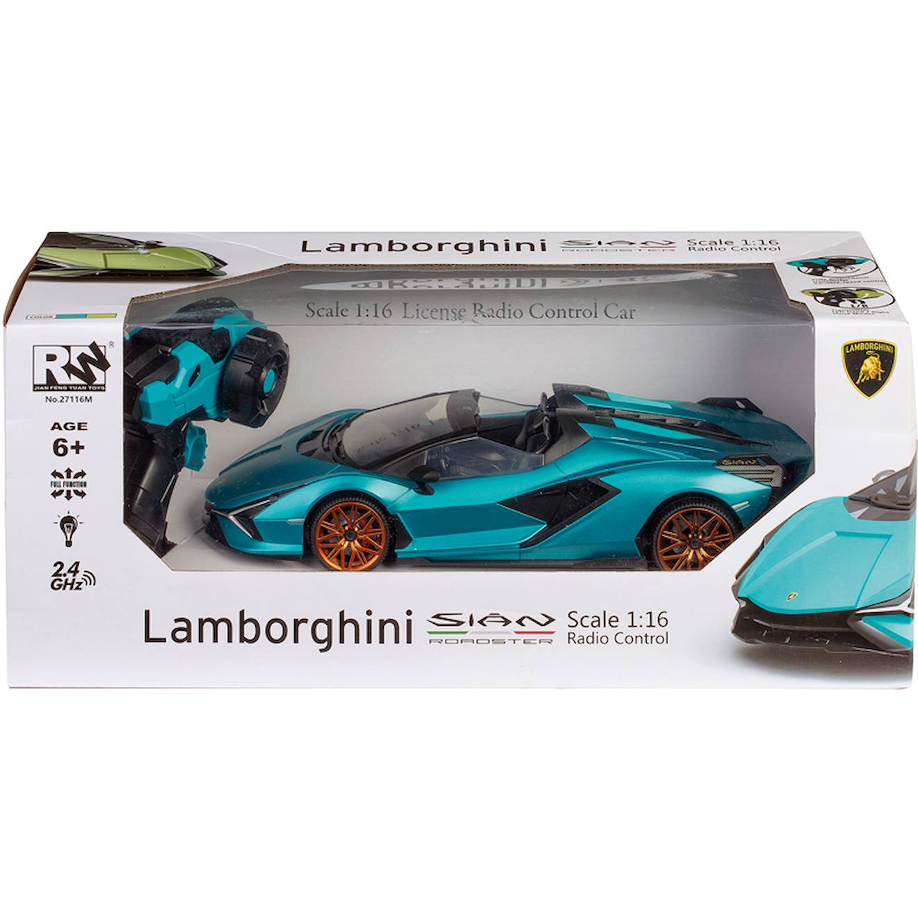 Voiture Radio-commandée 1/16ème Lamborghini Sian Bleu