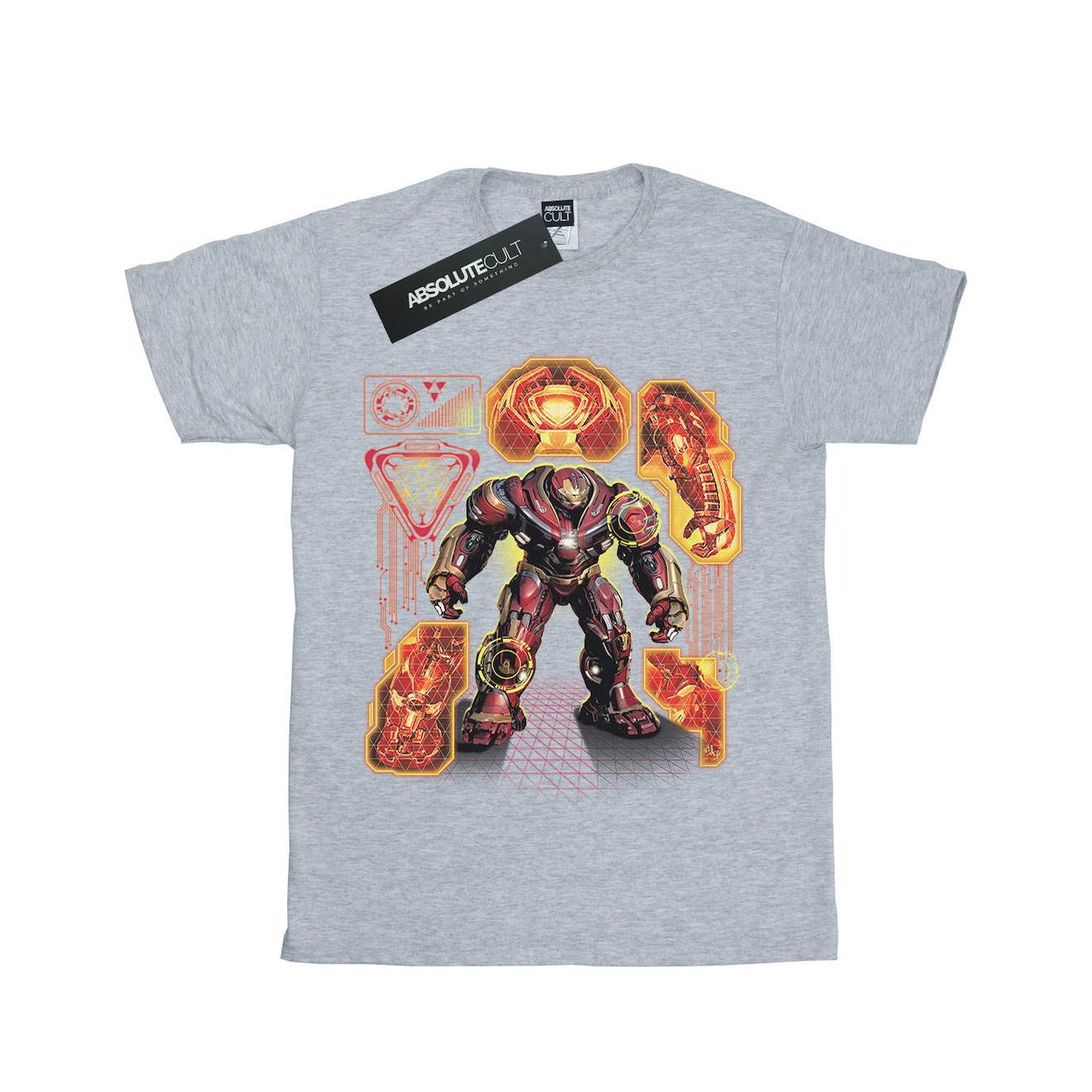 T-shirt Coton Avengers Infinity Warbuster Gris Chiné