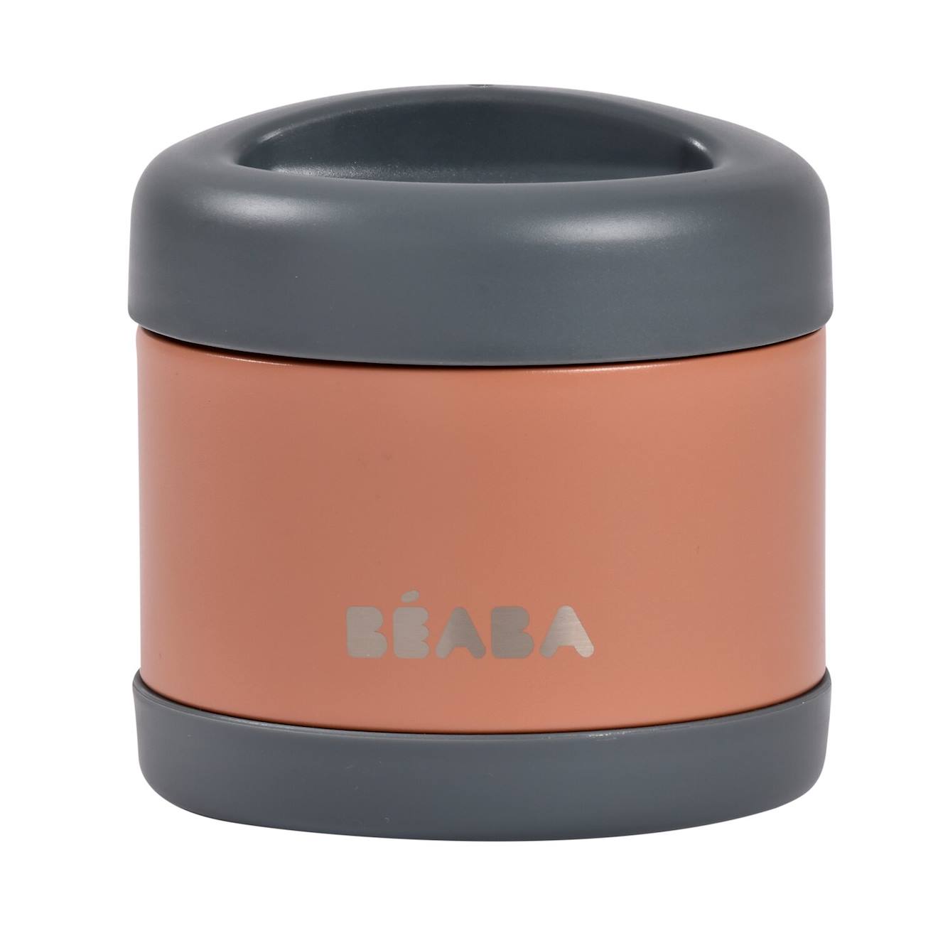 Thermo Portion Repas En Inox 500 Ml Gris / Terracotta