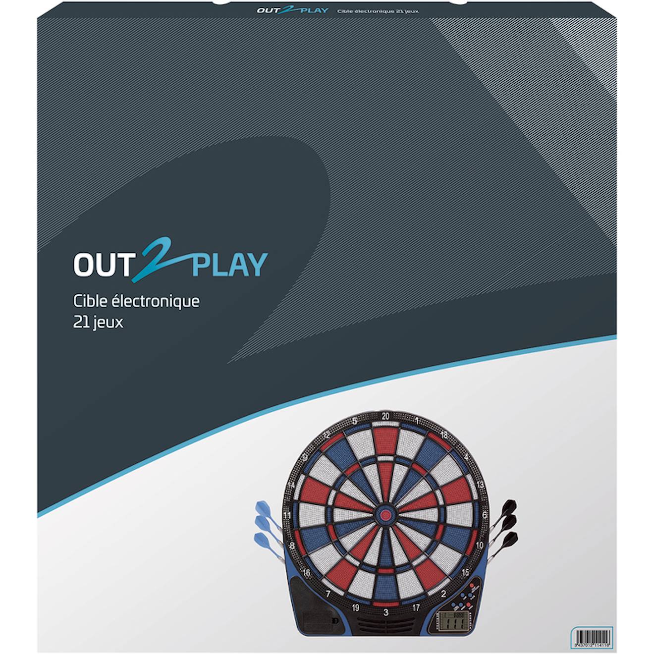 Cible Électronique Avec 21 Jeux Multicolore