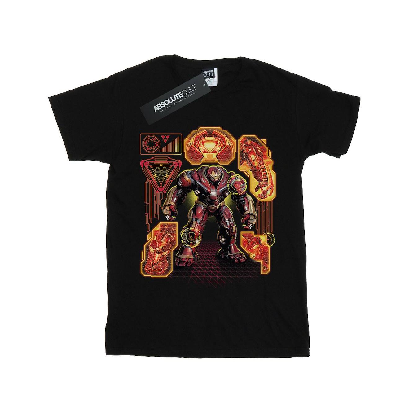 T-shirt Coton Avengers Infinity Warbuster Noir