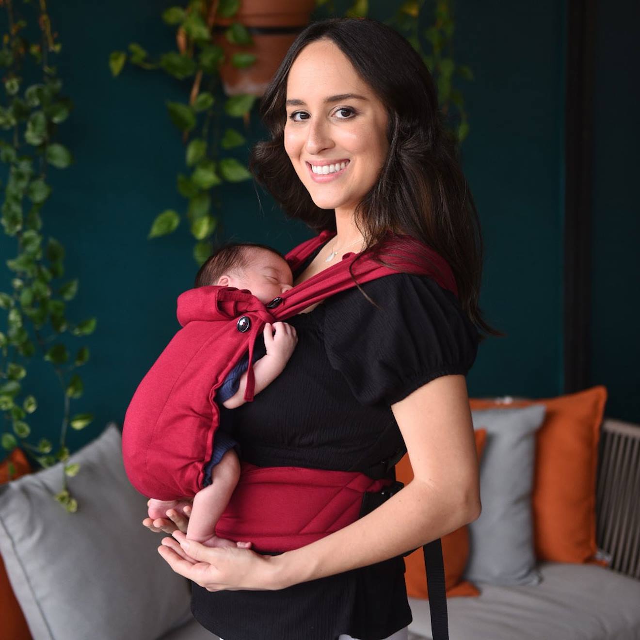 Porte-bébé Tiny - Sangria Rouge