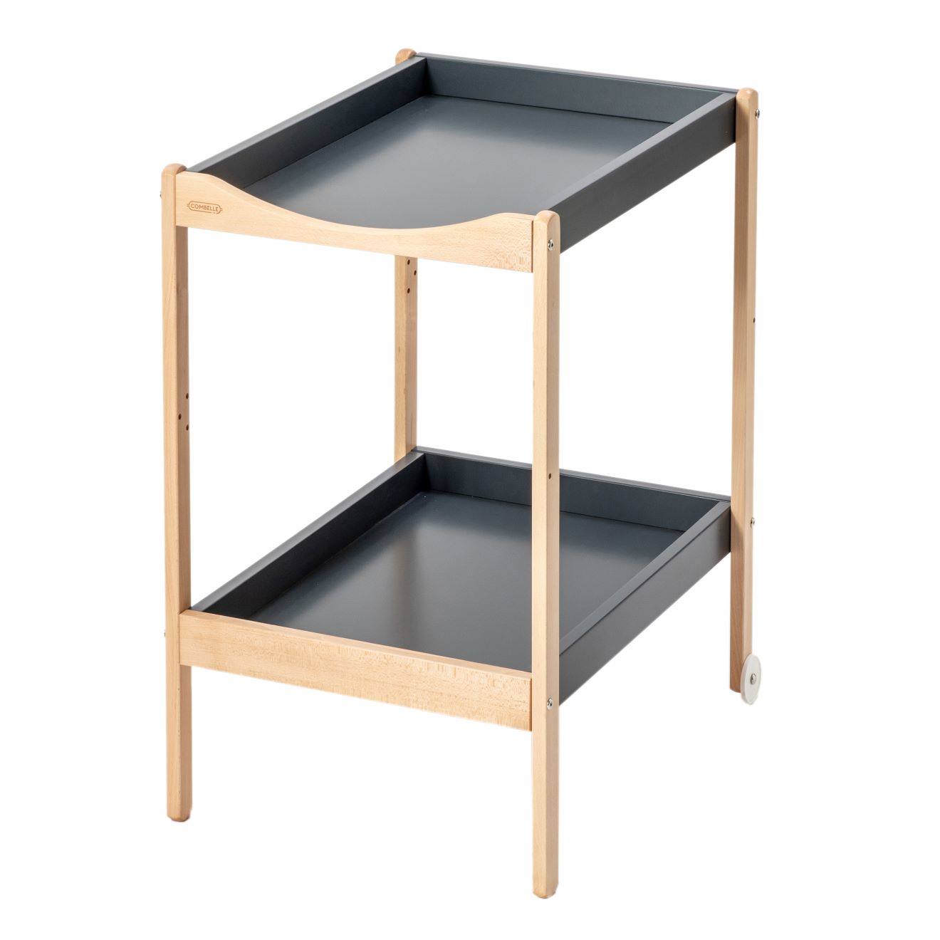 Table À Langer Margot Bois Hybride Anthracite