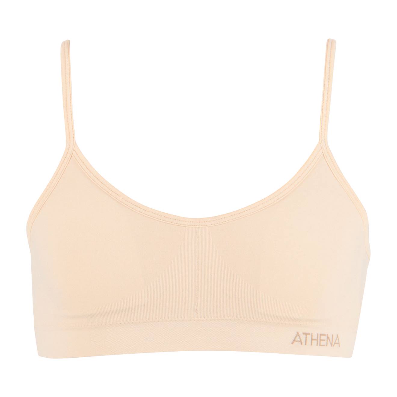 Brassière À Coques Amovibles Sans Couture Fashion Beige Orangé