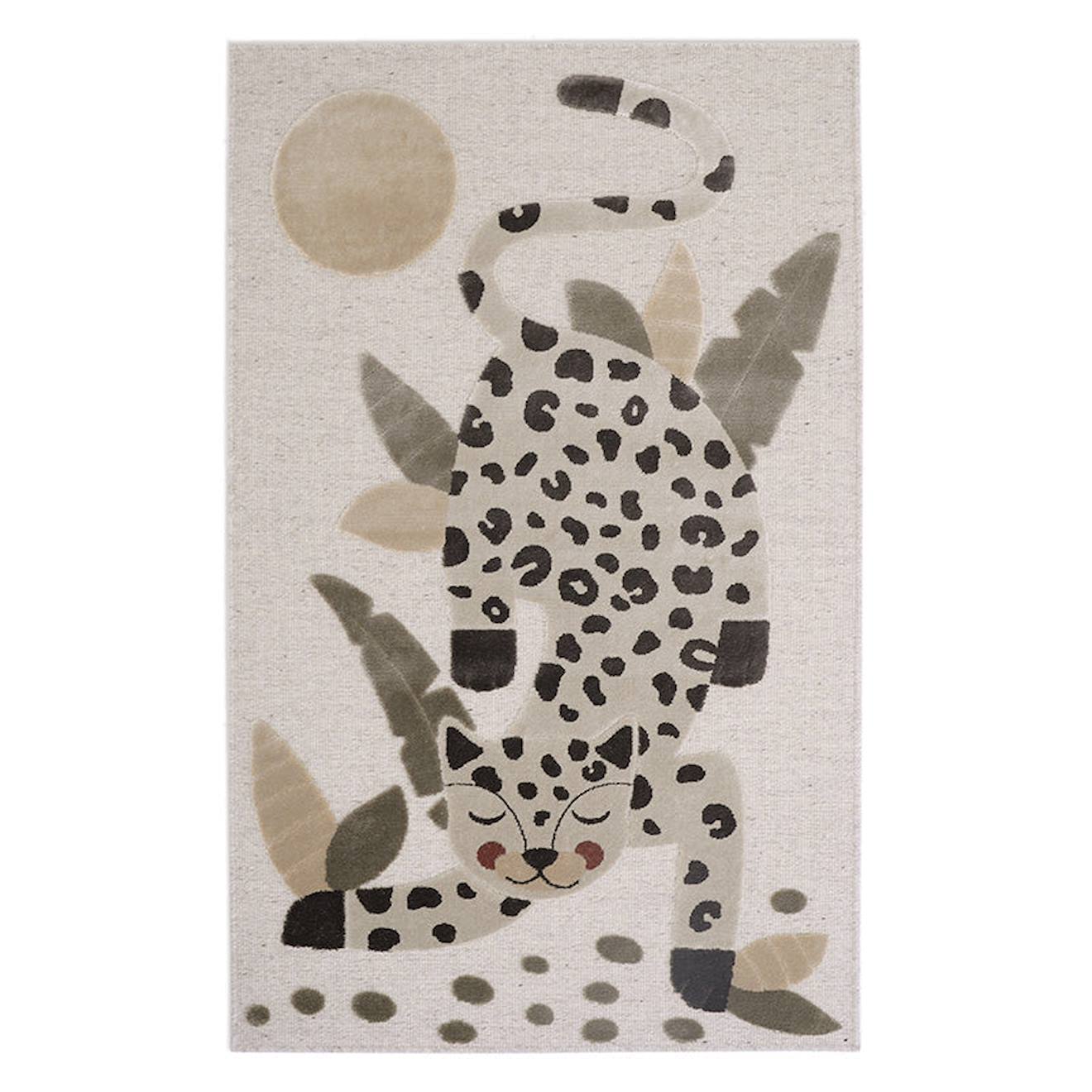 Tapis Chambre Enfant Little Jaguar Multicolore