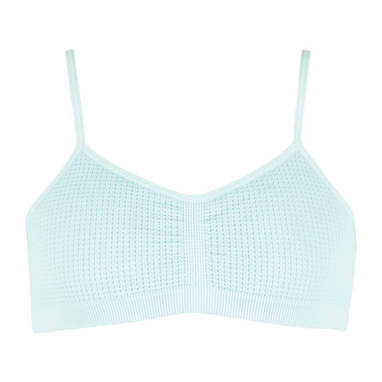 Brassière À Coques Amovibles Sans Couture Fashion Gris Chiné