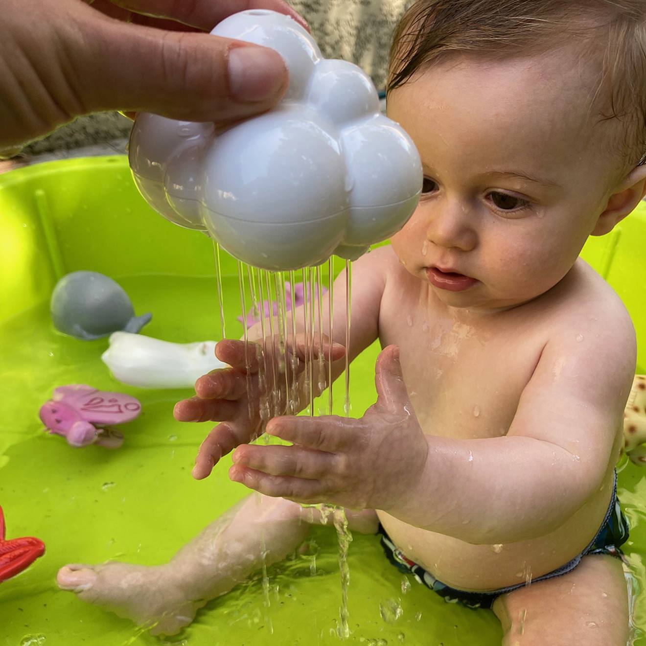 Lot De 16 Jouets De Bain Pour Bébé – Animaux Pulvérisateurs + Filet De Pêche + Balles – Dès 12 Mois