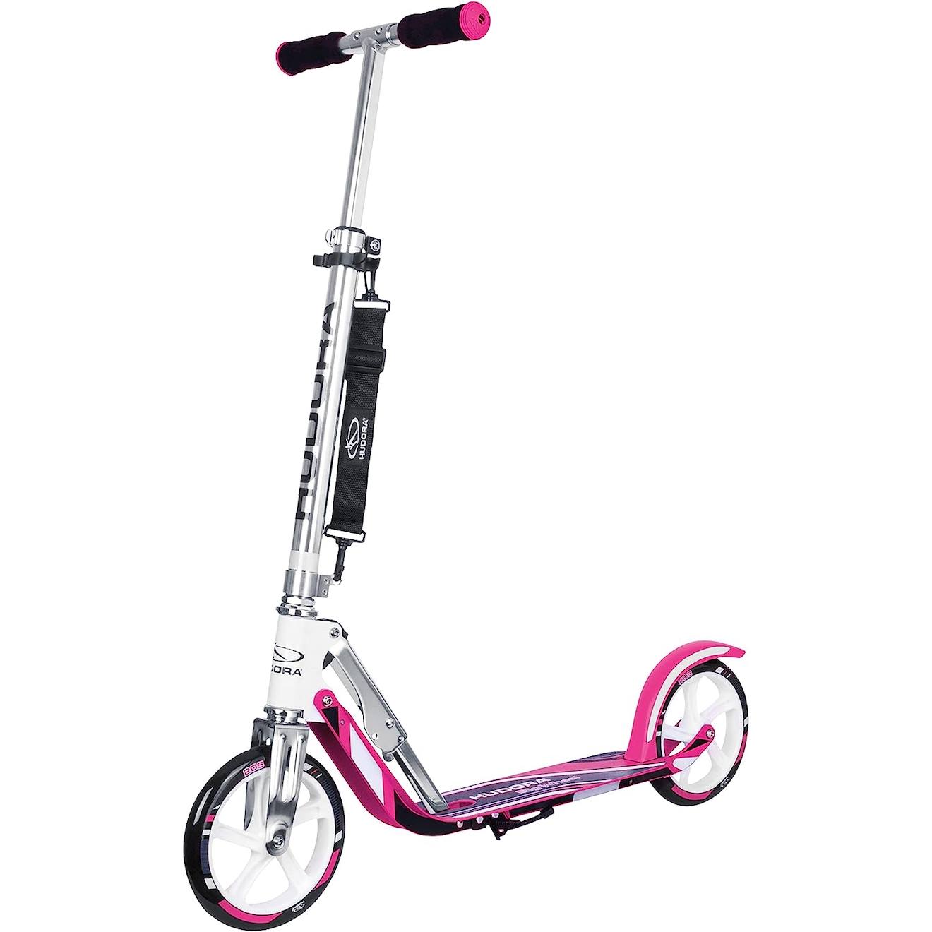 Trottinette Aluminium Big Wheel Rx-pro 205. Blanc Et Violet Argent Et Rose