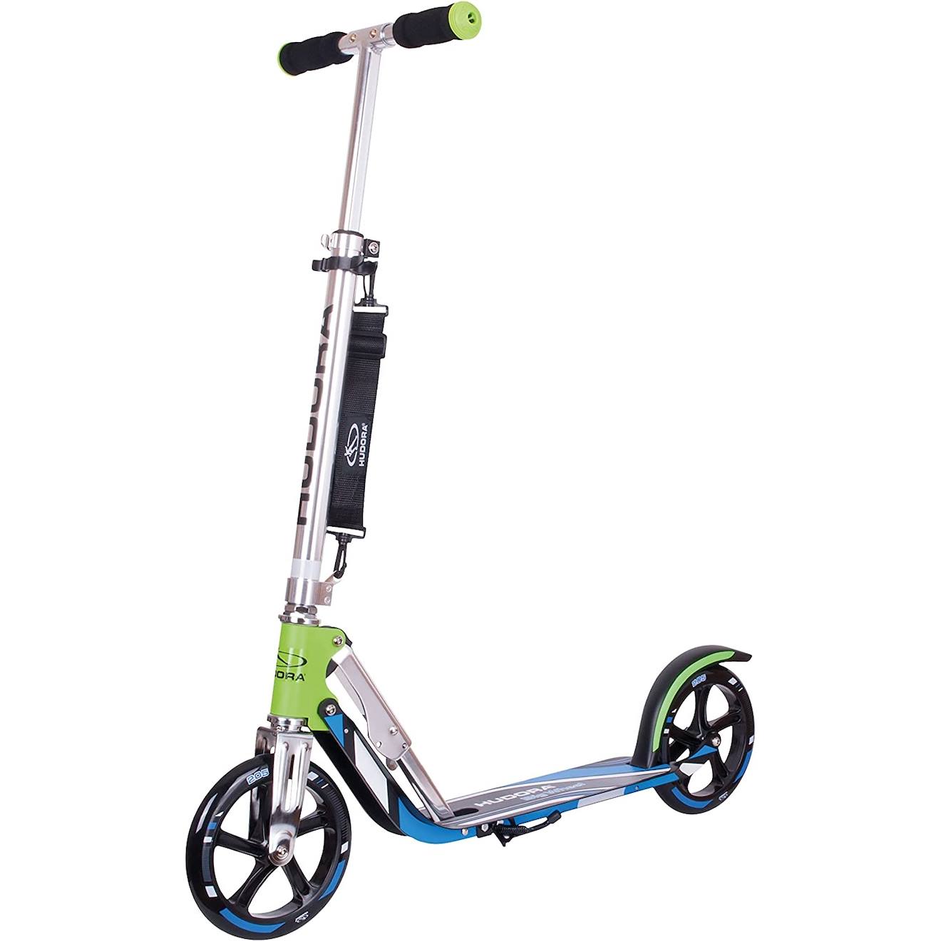Trottinette Aluminium Big Wheel 205 Vert Et Bleu. Multicolore