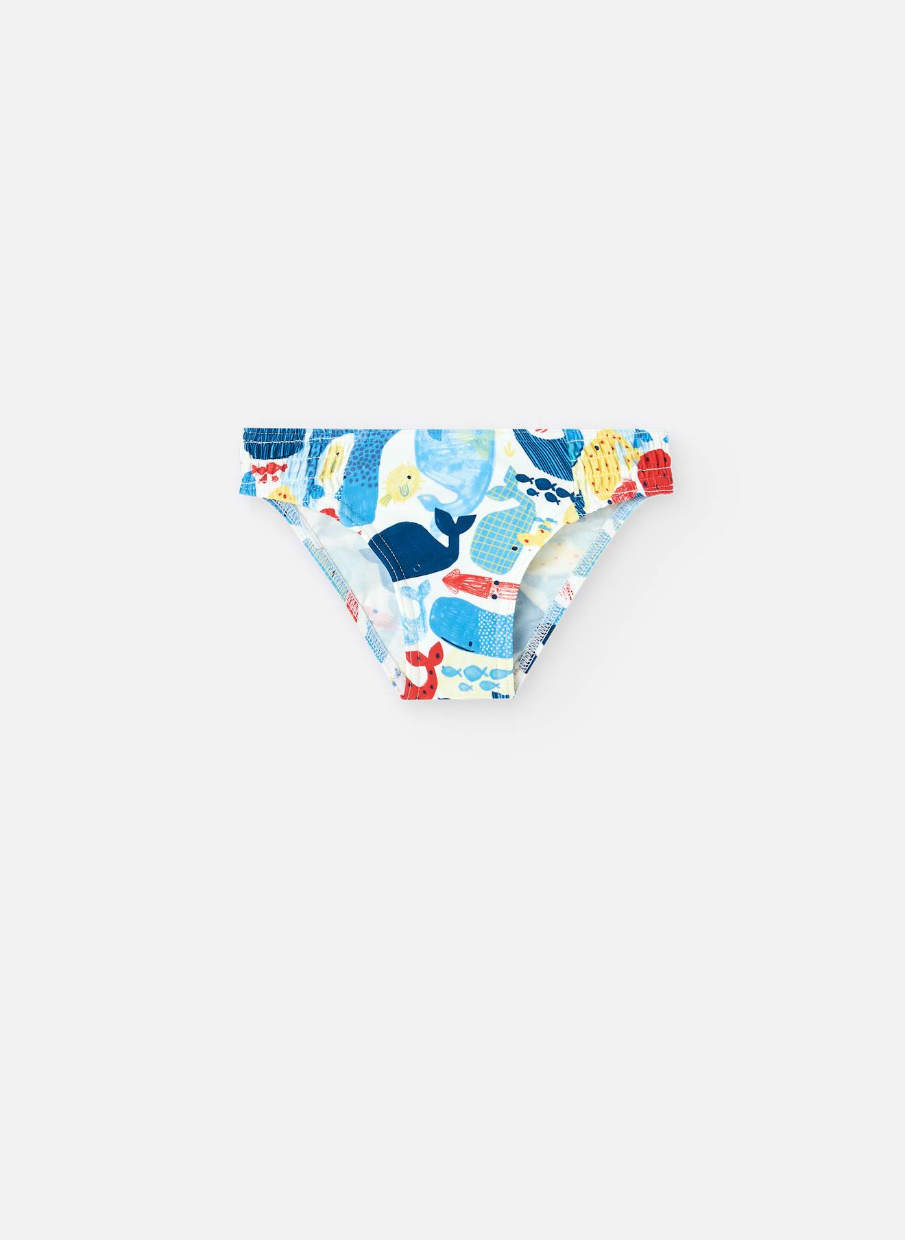 Culotte Avec Imprimé Fantaisie Bleu