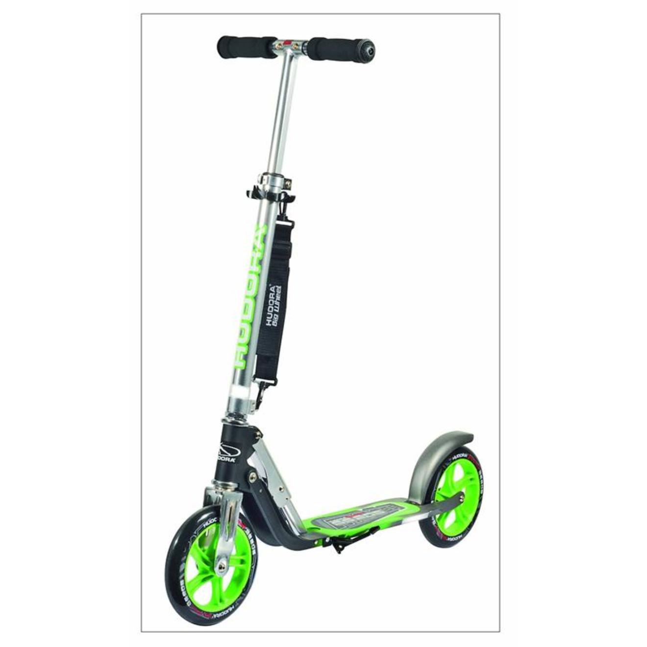 Trottinette Aluminium Big Wheel Gs 205. Vert Et Gris