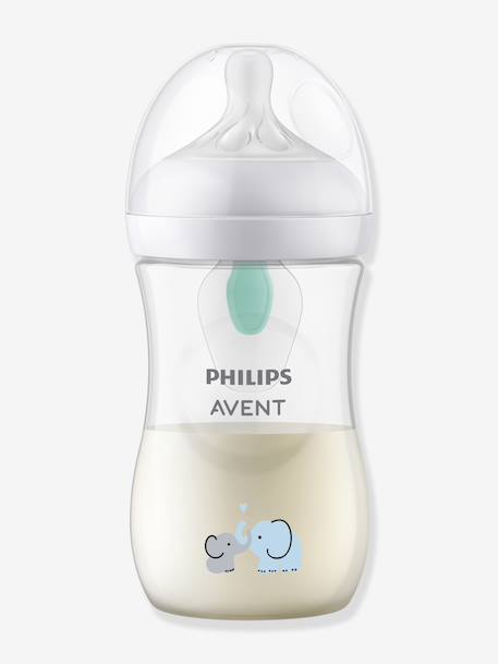 Avent - Biberon Naturel Response AirFree 260 ml éléphant - Transparent