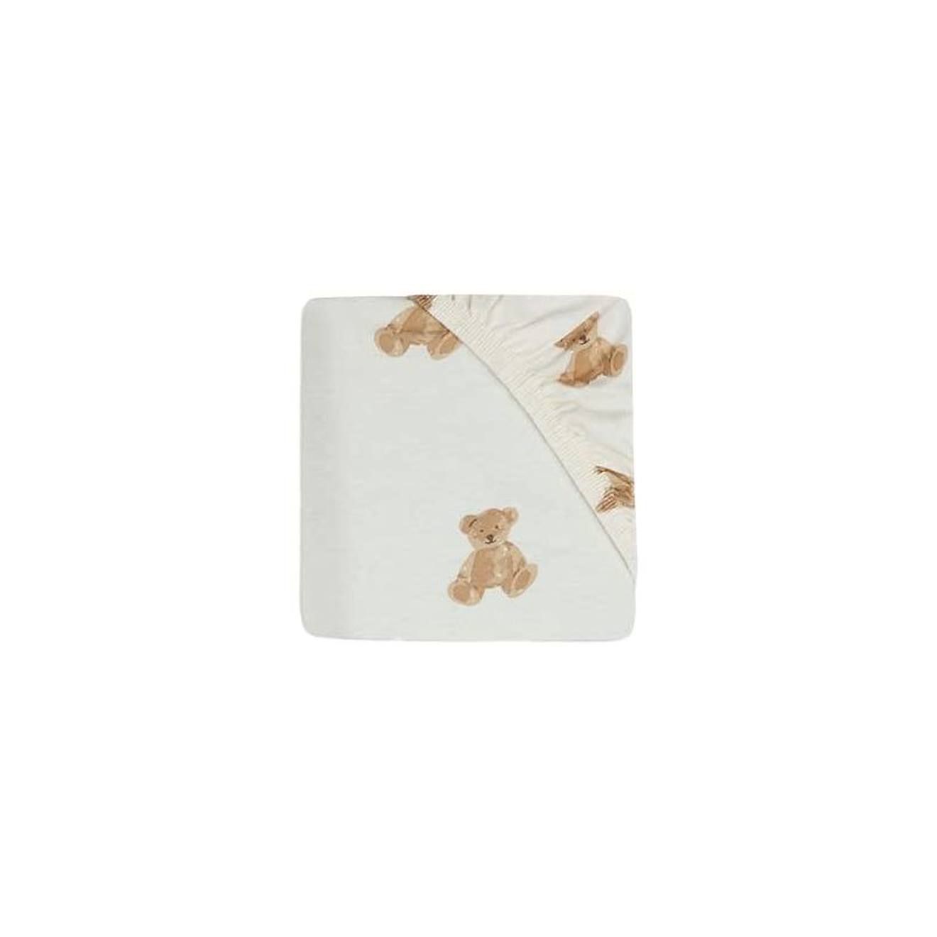 Drap Housse Jersey En Coton Beige
