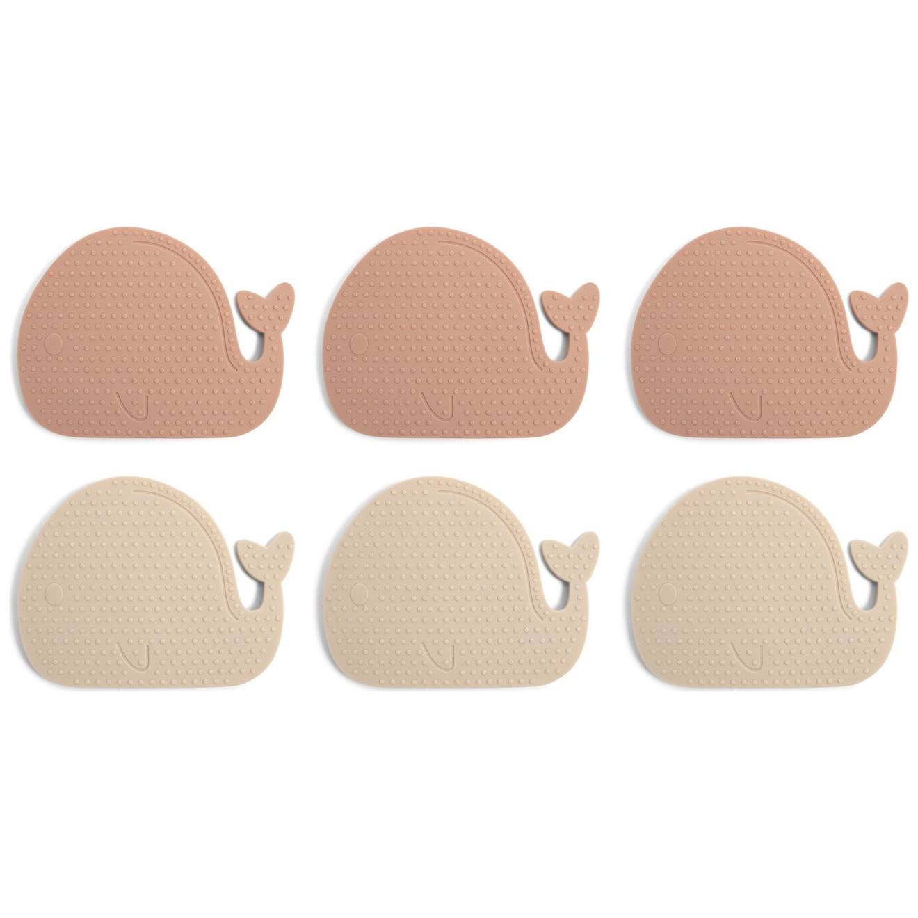 Mini Tapis De Bain Rose, Beige
