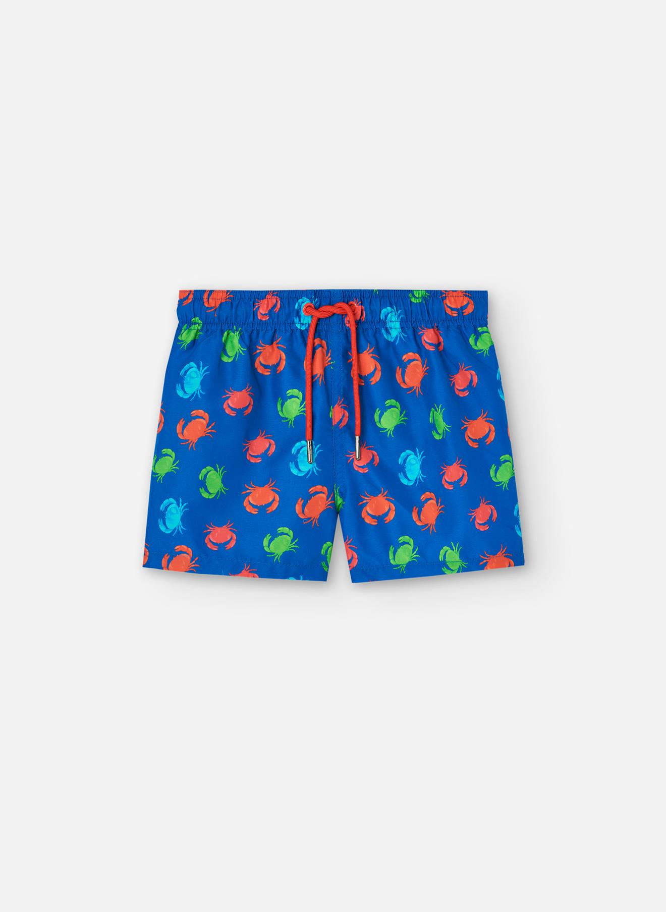 Maillot De Bain Imprimé Avec Cordon De Réglage Bleu