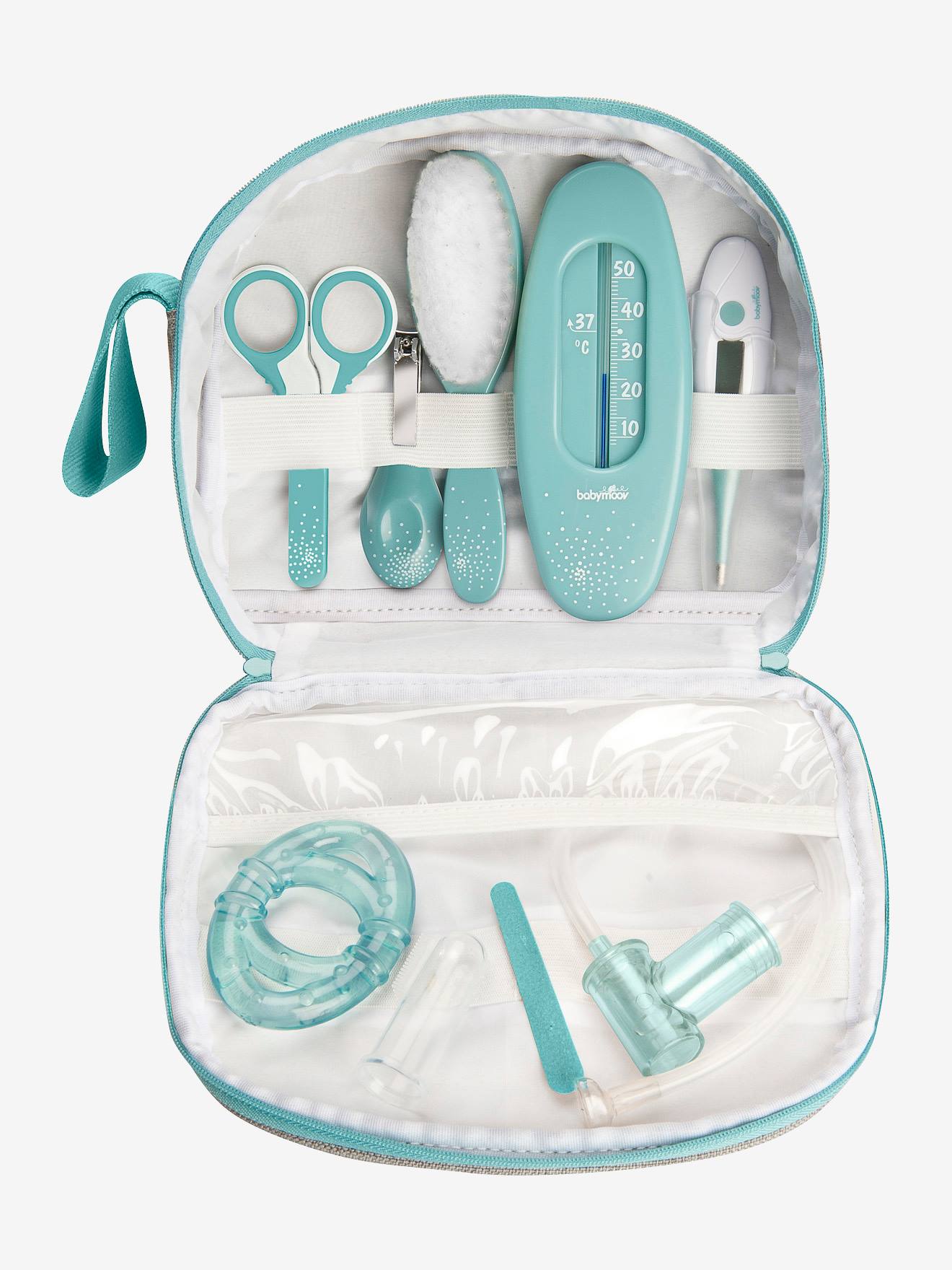 Trousse Et Accessoires De Toilette Bebe Babymoov Gris Bleu Babymoov