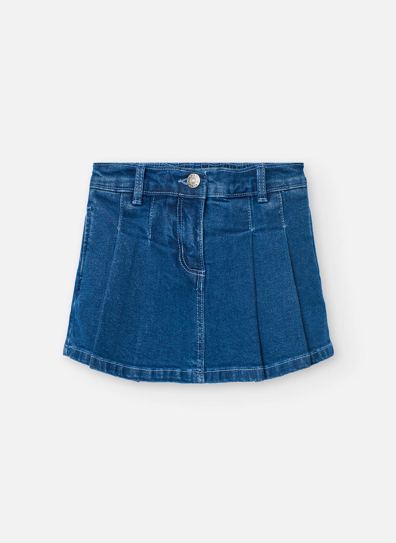 Jupe-short Jean Bleu