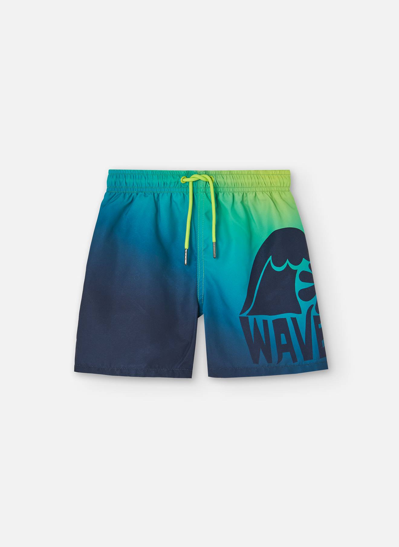 Maillot De Bain Avec Poche Arrière Et Cordon De Réglage Bleu