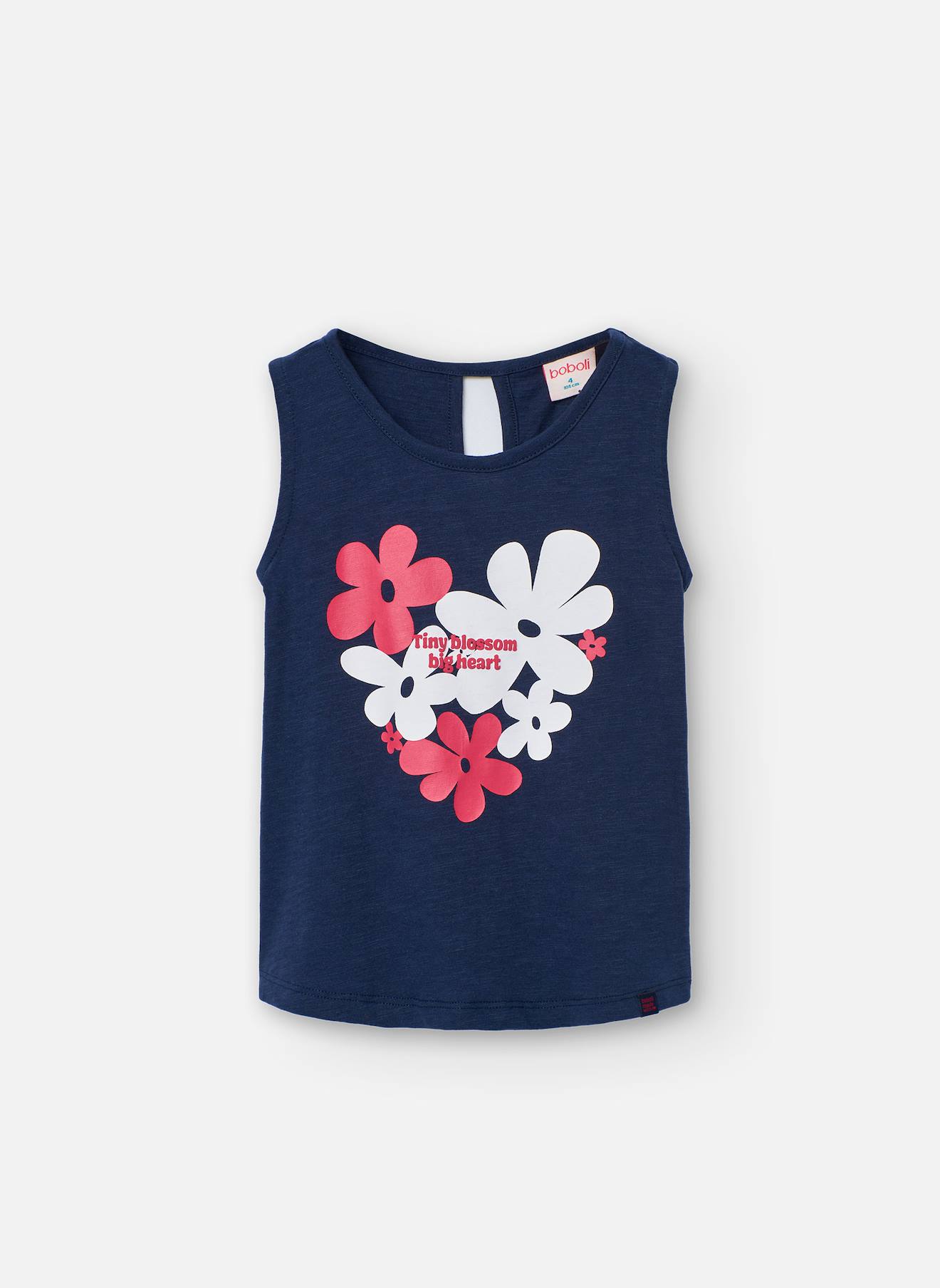 Débardeur En Coton Bleu