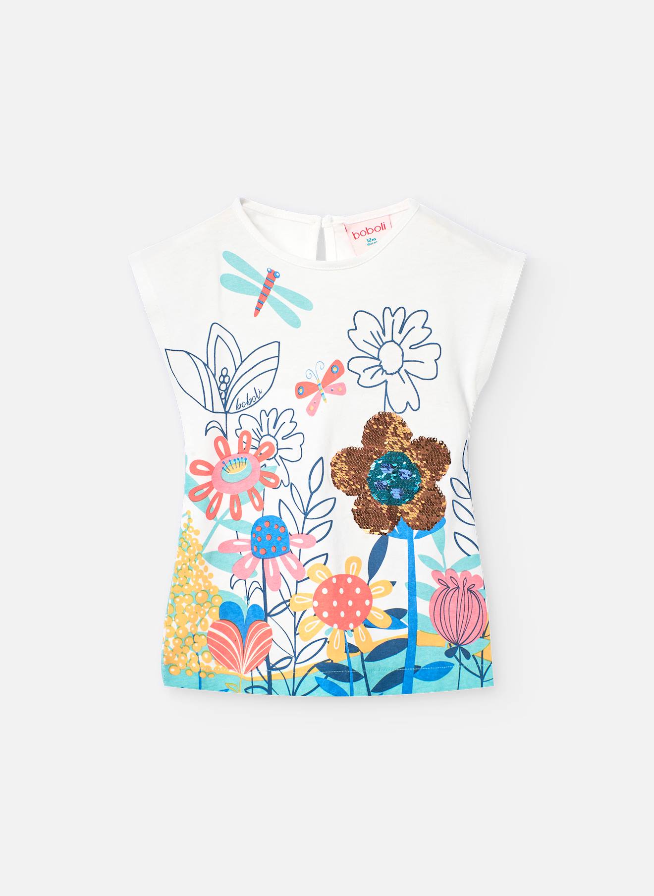 Robe En Coton Avec Imprimé Blanc