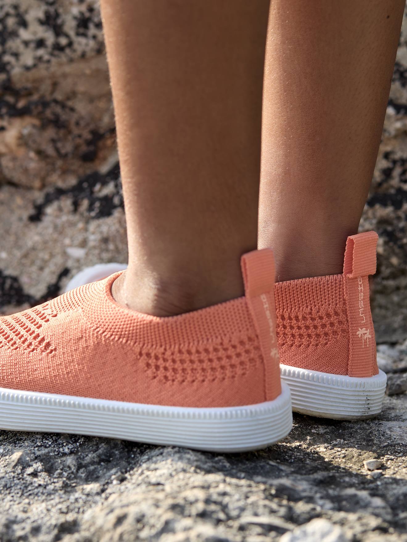 Sneakers Allround enfant LÄSSIG corail