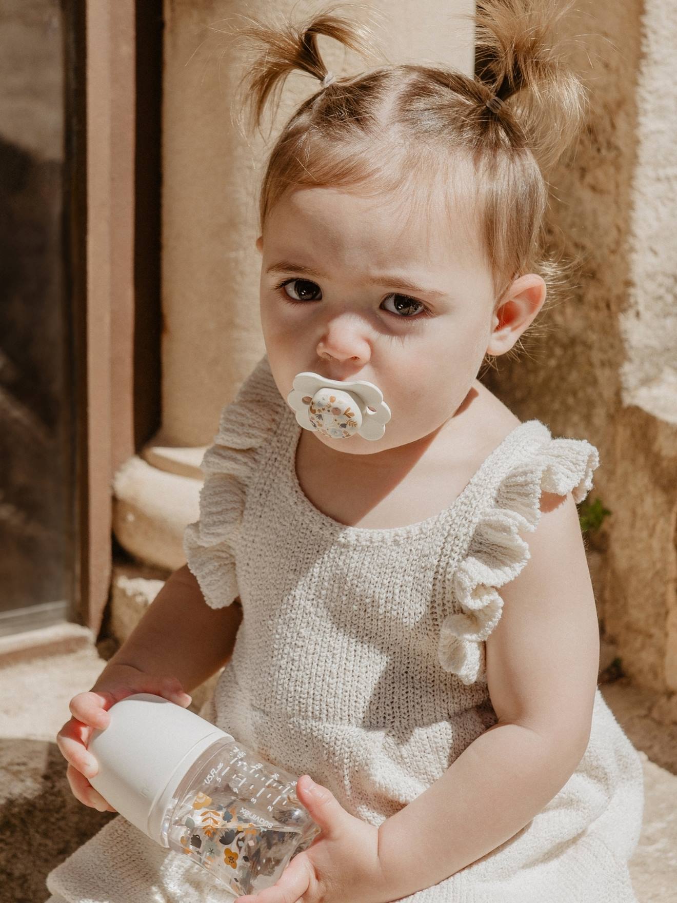 Biberon 150ml tétine SXPro S Wonderland beige