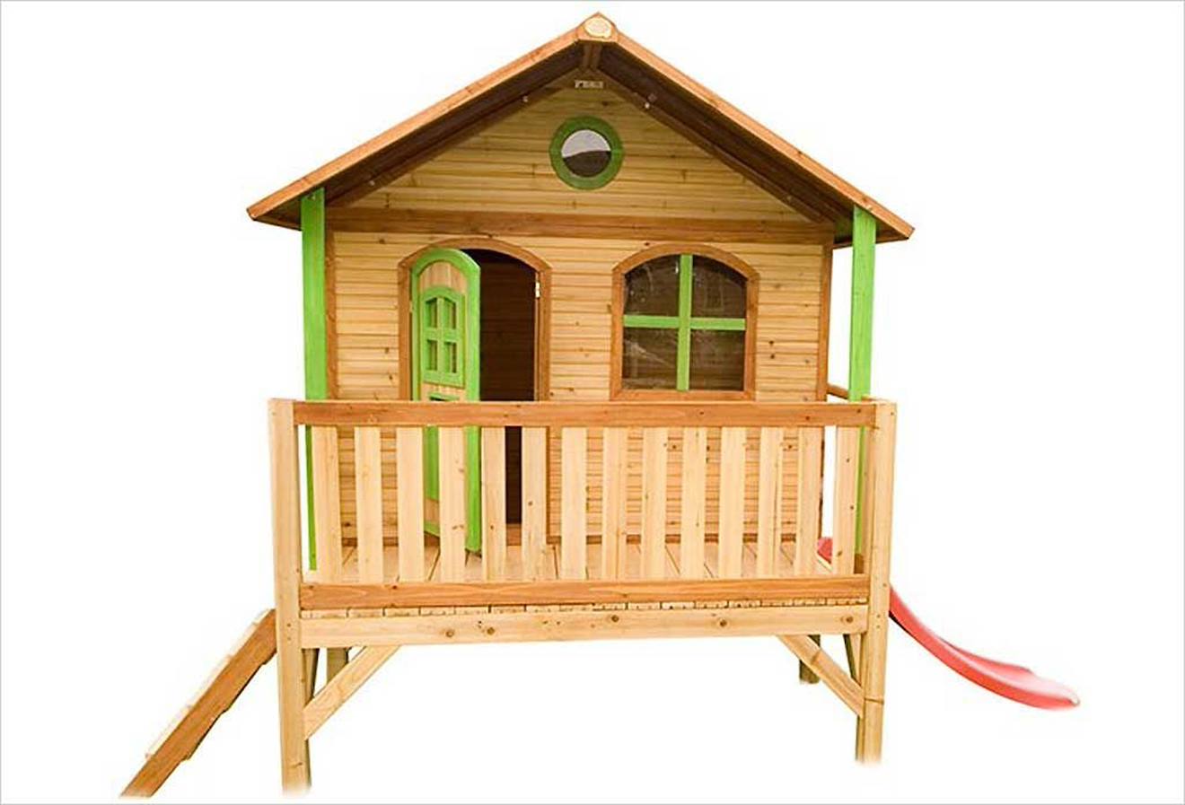 Grande Cabane Enfant Sur Pilotis Marron