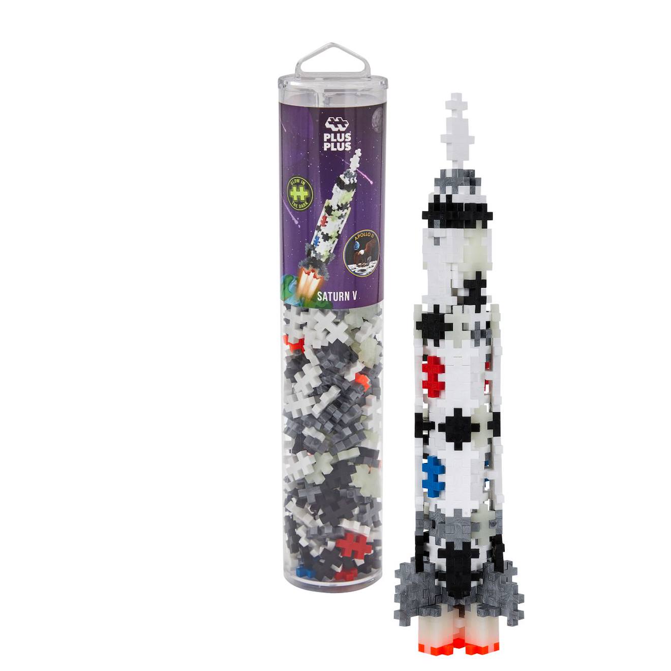 Méga Tube Fusée Saturne V 240 Pcs Multicolore