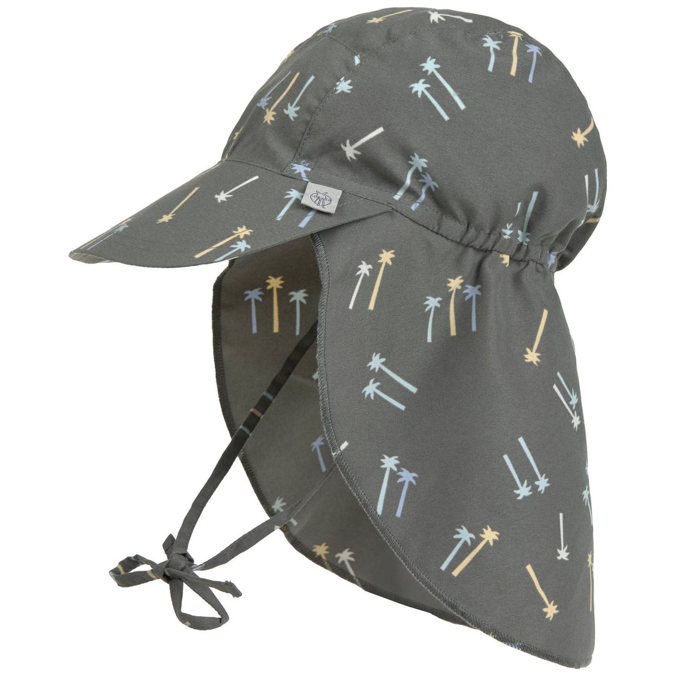 Casquette Protège Nuque Anti-uv Olive Foncé