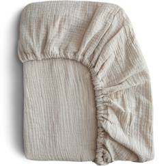 Drap housse en mousseline de coton fog (100 x 40 cm)  - vertbaudet enfant