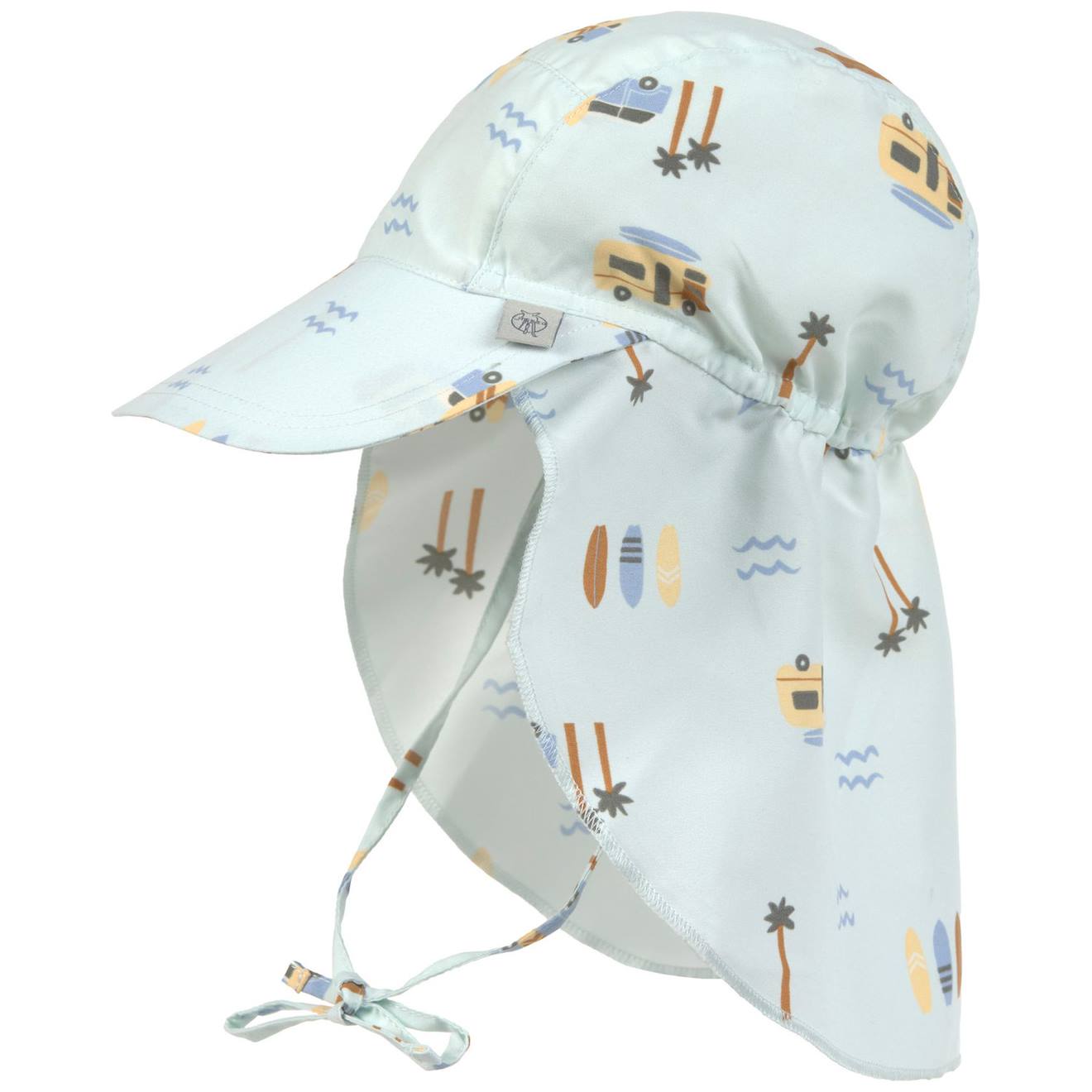 Casquette Protège Nuque Anti-uv Vert Écume