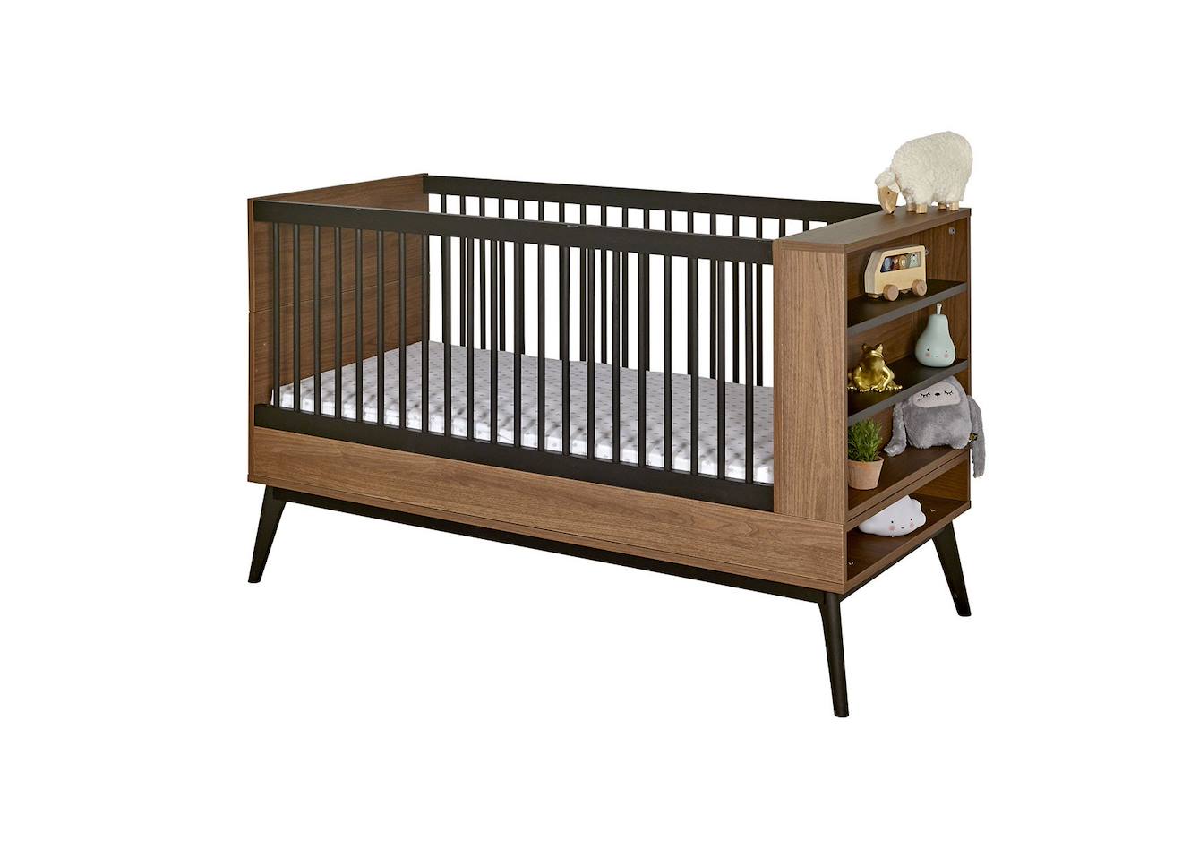 Chambre Bébé Complète Vintage Octave Noyer (Chambrekids) - Image 3