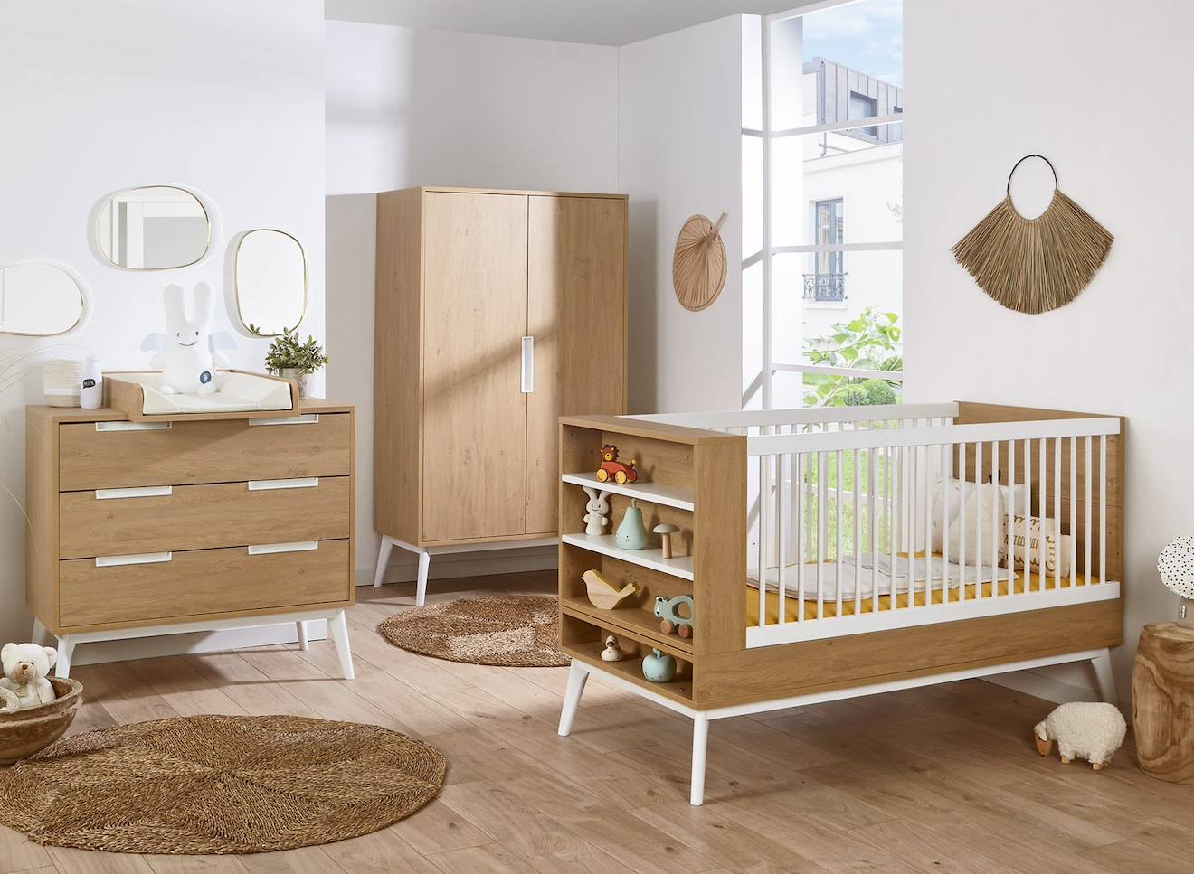 Chambre Bébé Complète Vintage Octave Chêne