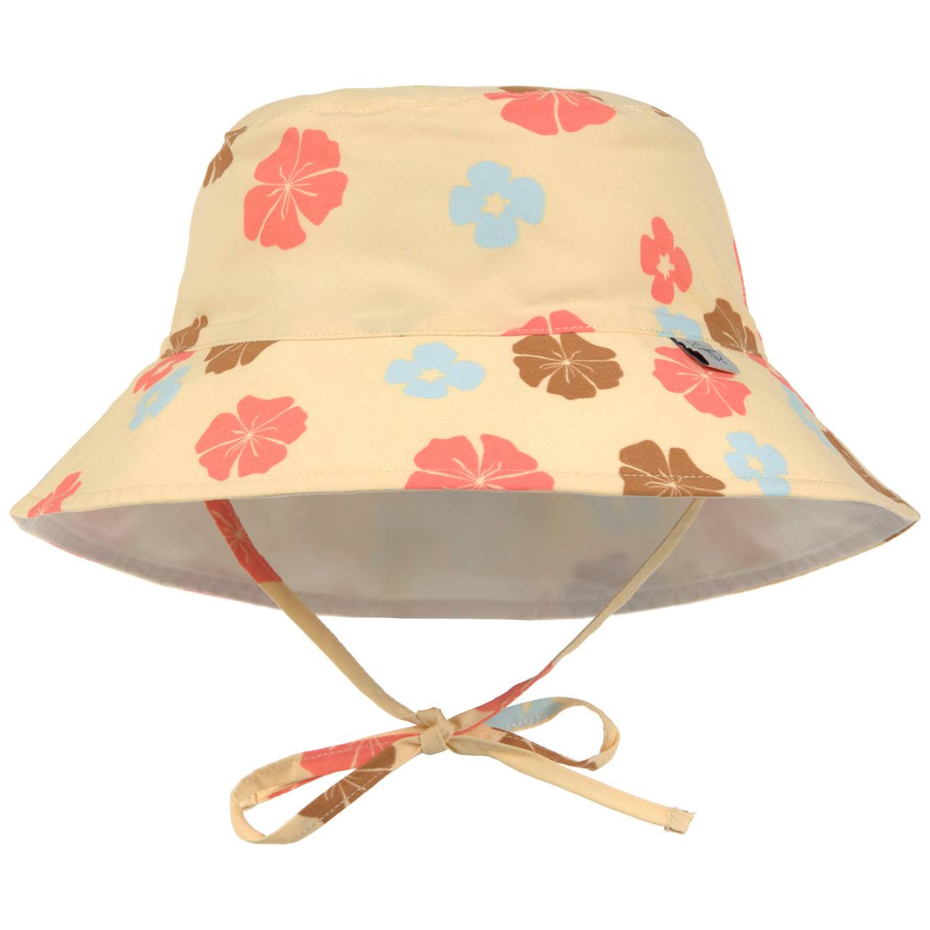Chapeau Anti-uv Fleurs Vanille (07-18 Mois) Vanille