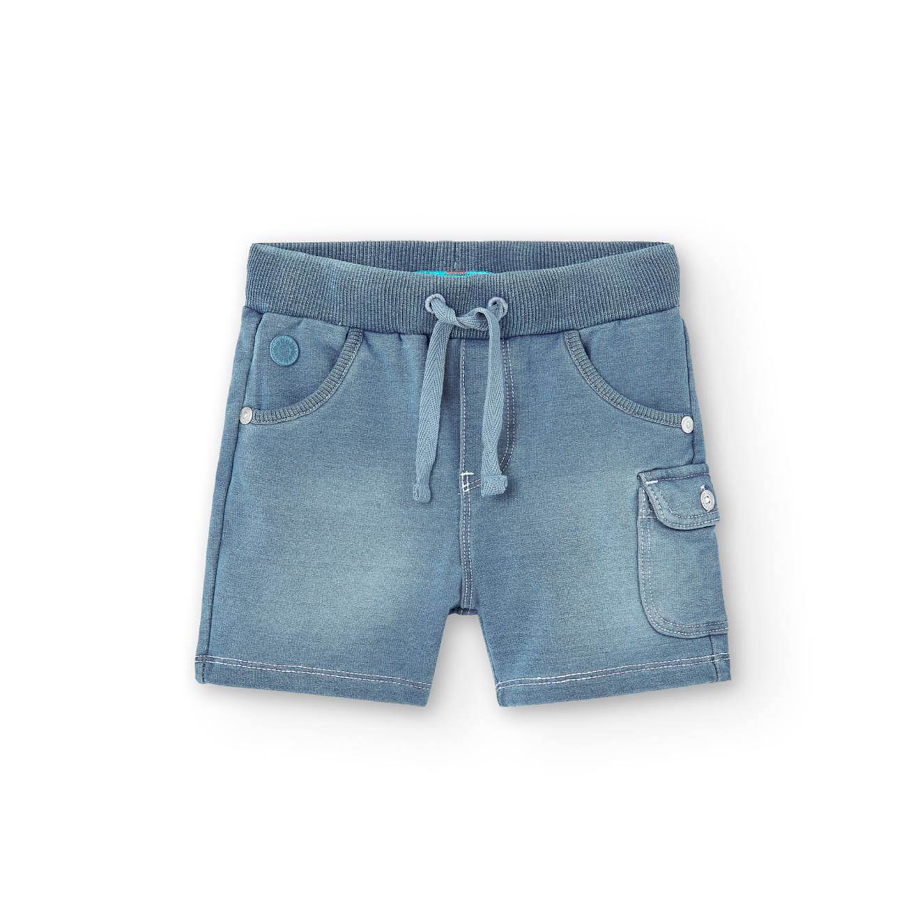 Bermuda En Molleton Jean Bleu