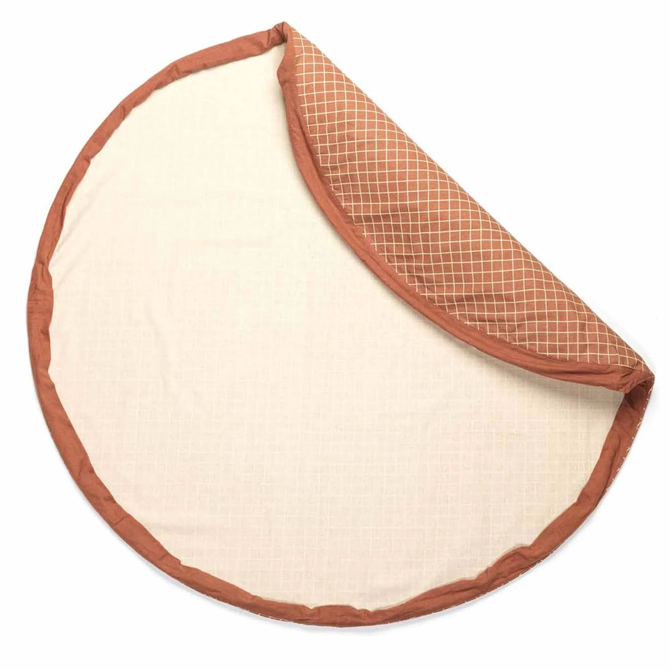 Tapis Et Sac De Rangement Grid Brown Marron (Play And Go) - Image 1