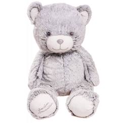 Jouet-Premier âge-Peluches-Peluche géante ours gaston gris  - made in france