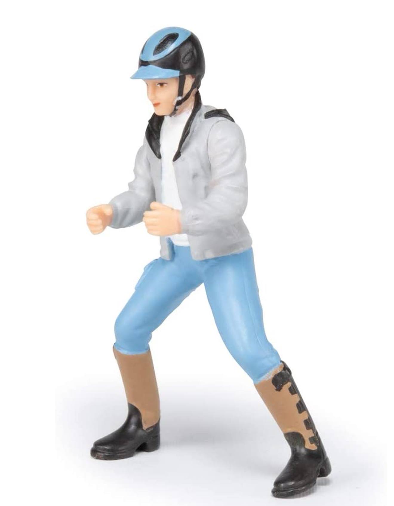 Figurine Jeune Cavalier Bleu