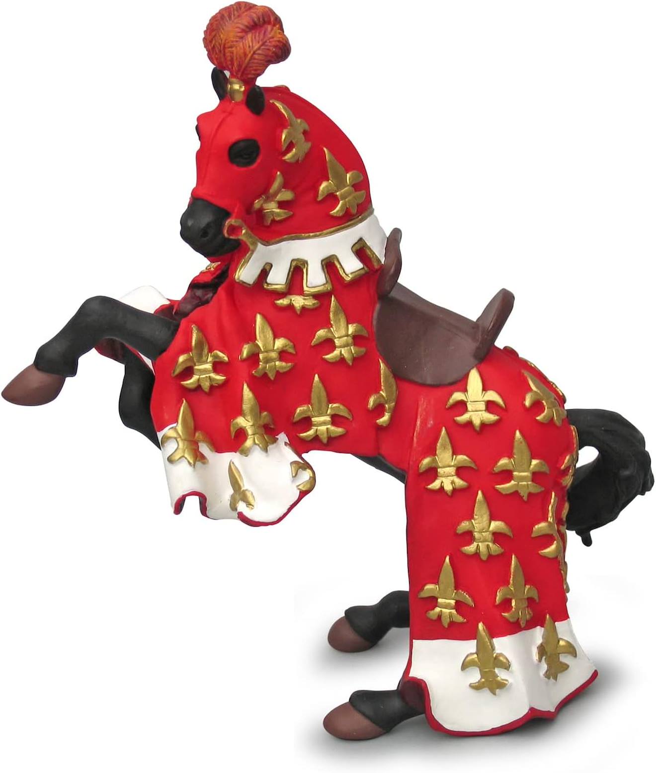 Figurine Cheval Du Prince Philippe Rouge Rouge