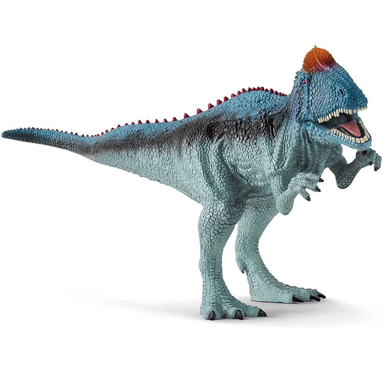 Figurine Cryolophosaurus Bleu