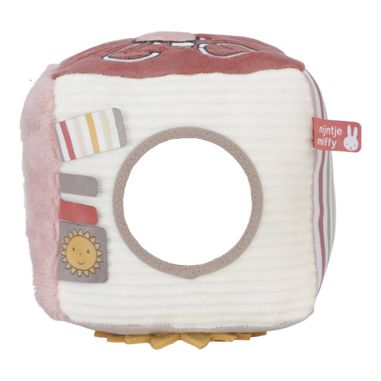 Cube D'activités 15cm - Miffy Fluffy Rose Et Blanc (Miffy) - Image 1