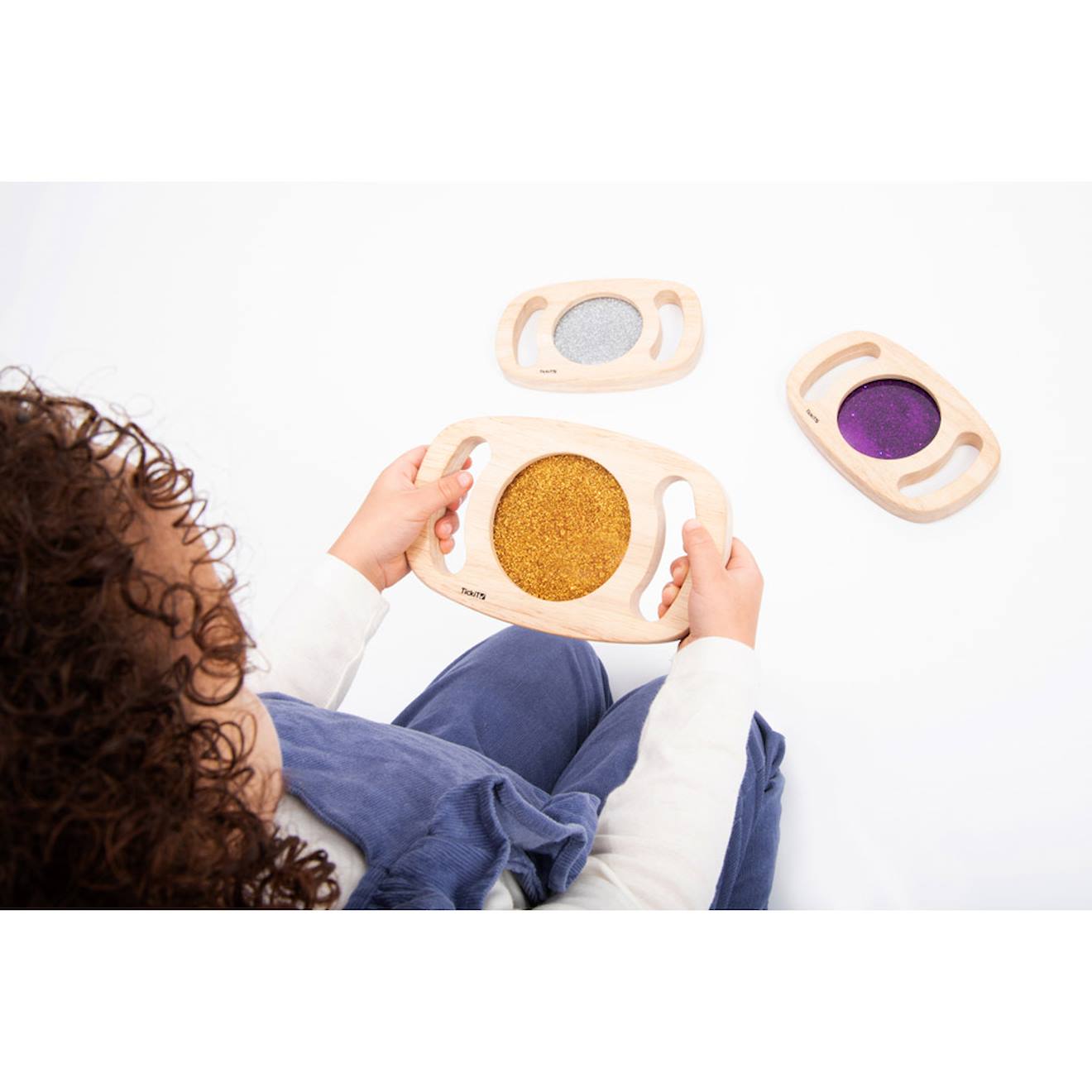 Set De 3 Miroirs Pailletés Multi-coloured (Tickit) - Image 2
