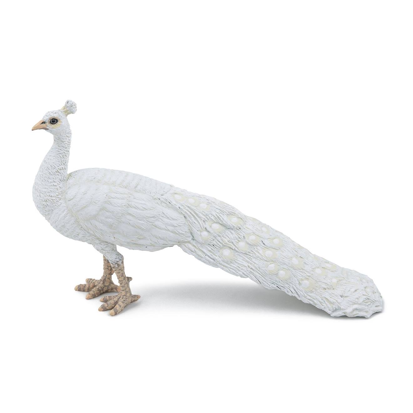 Figurine Paon Blanc Blanc