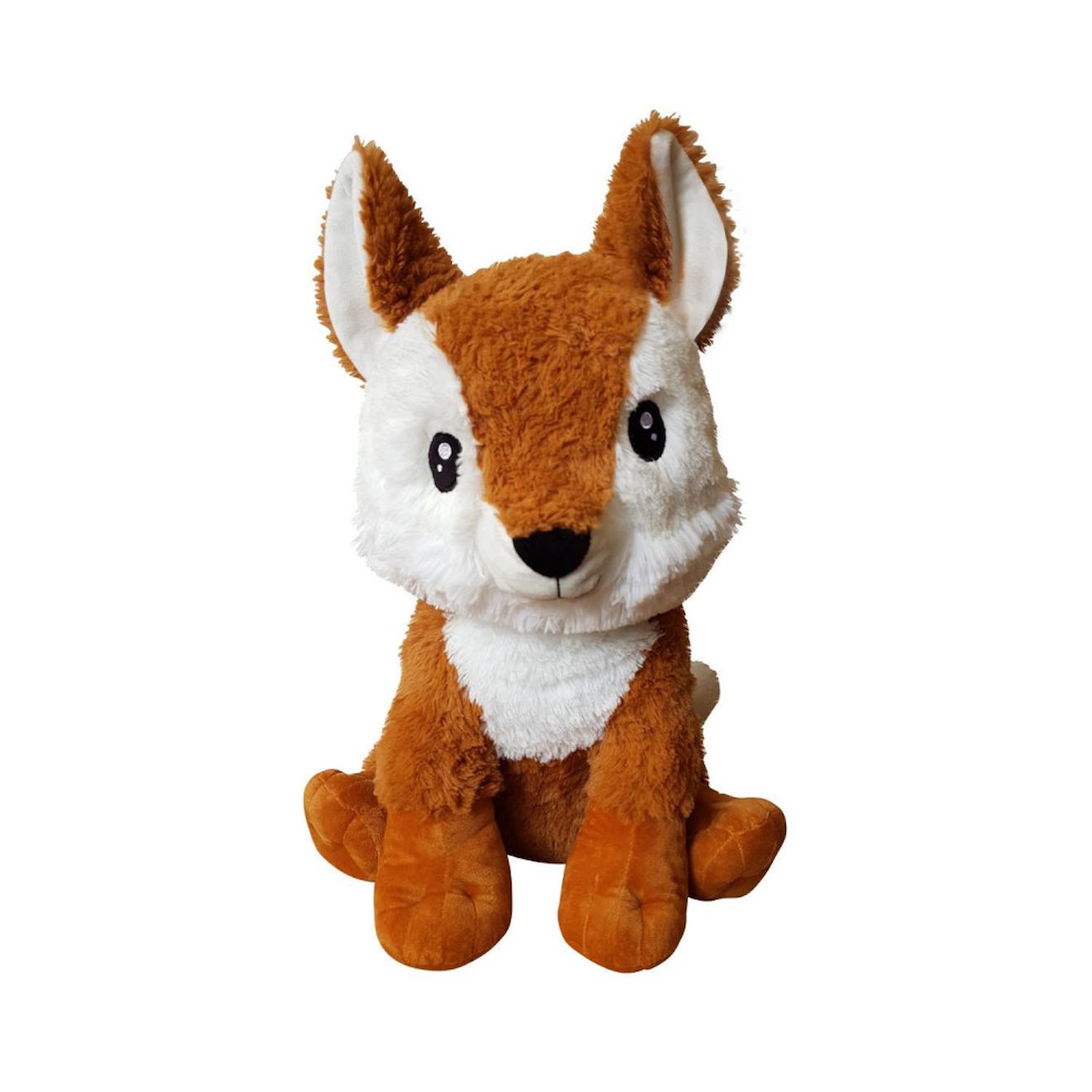 Peluche Géante Renard Gaspard - Made In France Roux