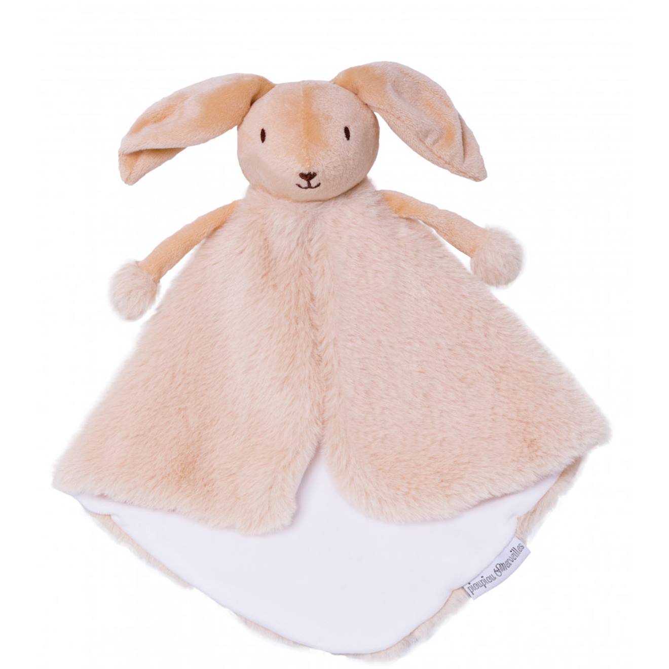 Doudou Cape Marionnette Valentin Le Lapin Beige