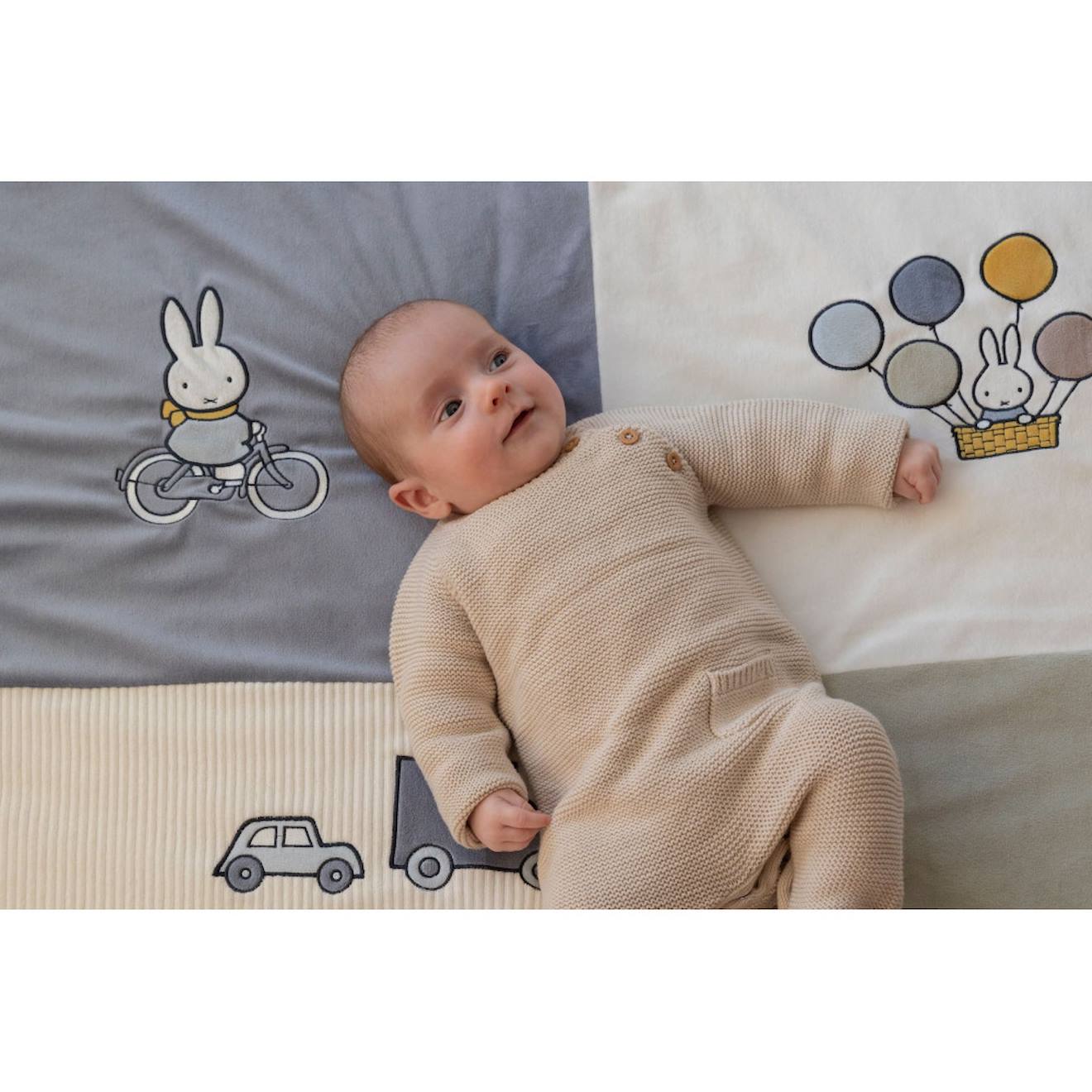 Tapis De Jeux Pour Parc - Fluffy Bleu Et Vert (Miffy) - Image 1