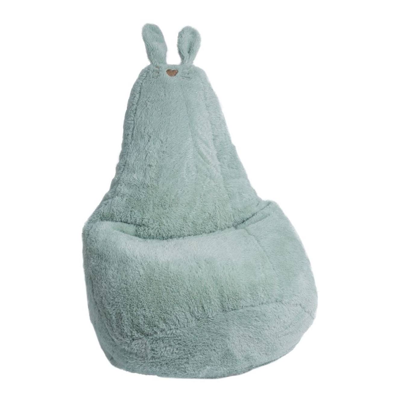 Poire Lapin En Peluche - - Enfant - Made In France Vert